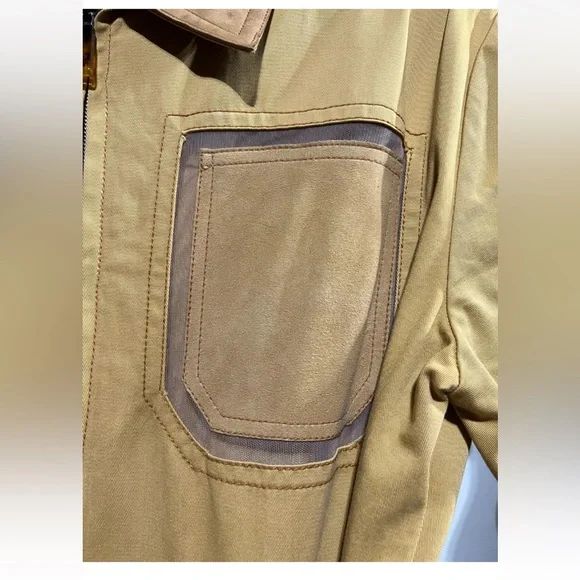 Fendi Jumpsuit SIZE SMALL Brown, Suede